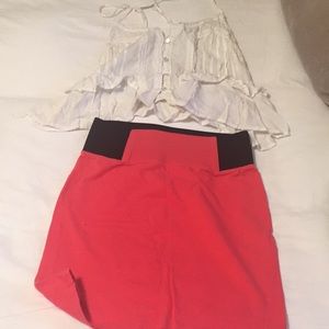 High waisted skirt